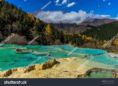 panorama of huanglong scenic area china